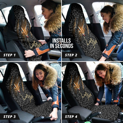 Leopard Skin Wild Car Seat Covers Car Accessories Ci220519-02