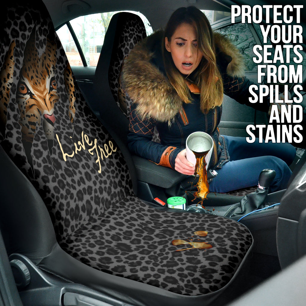 Leopard Skin Wild Car Seat Covers Car Accessories Ci220519-02