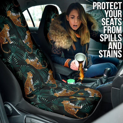 Leopard Skin Wild Pattern Car Seat Covers Car Accessories Ci220519-04