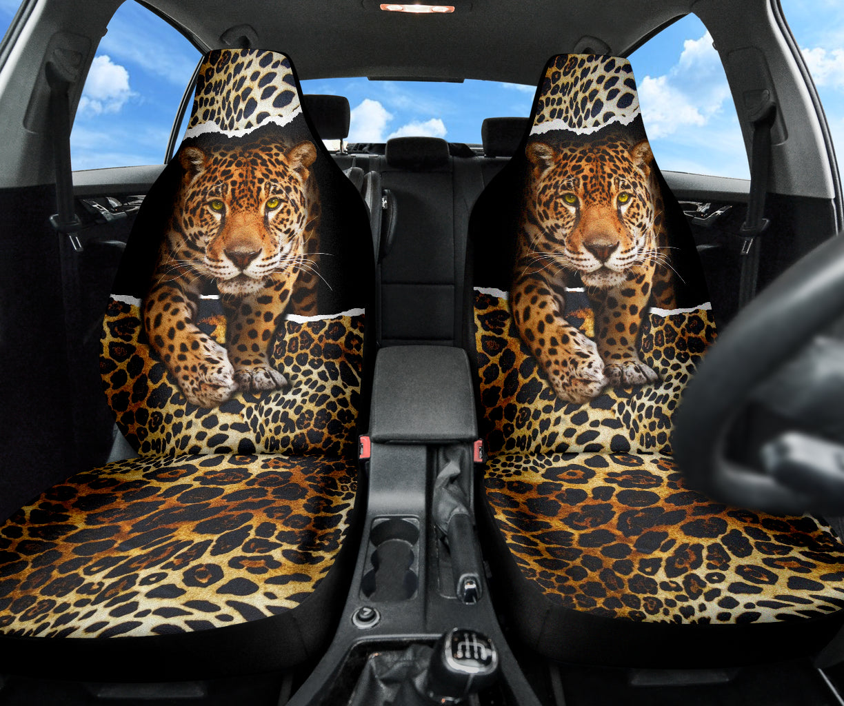 Leopard Wild Car Seat Covers Car Accessories Ci220519-09