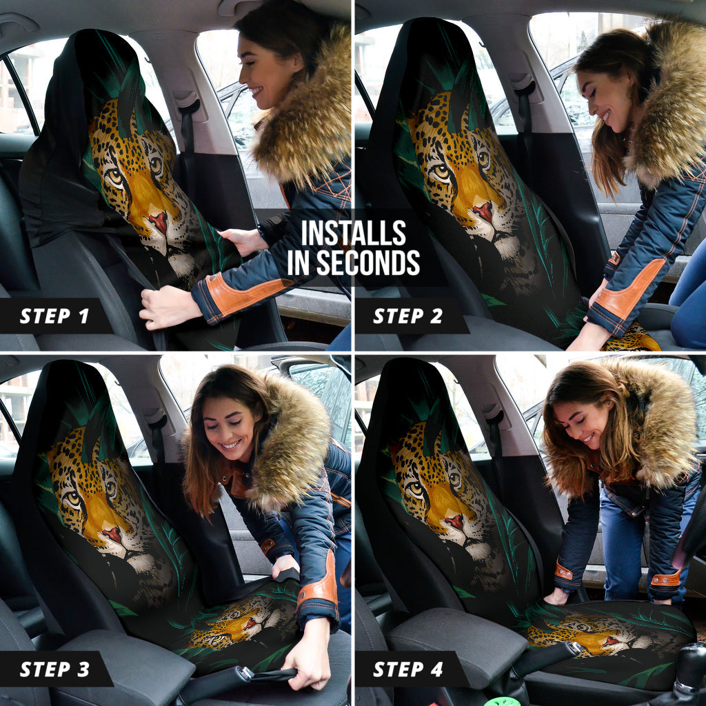 Leopard Wild Car Seat Covers Car Accessories Ci220519-05