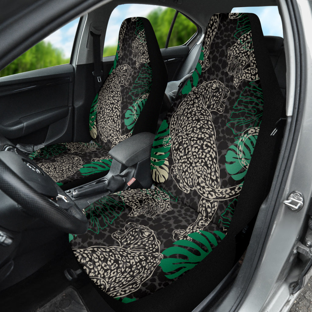 Leopard Wild Pattern Car Seat Covers Car Accessories Ci220519-07