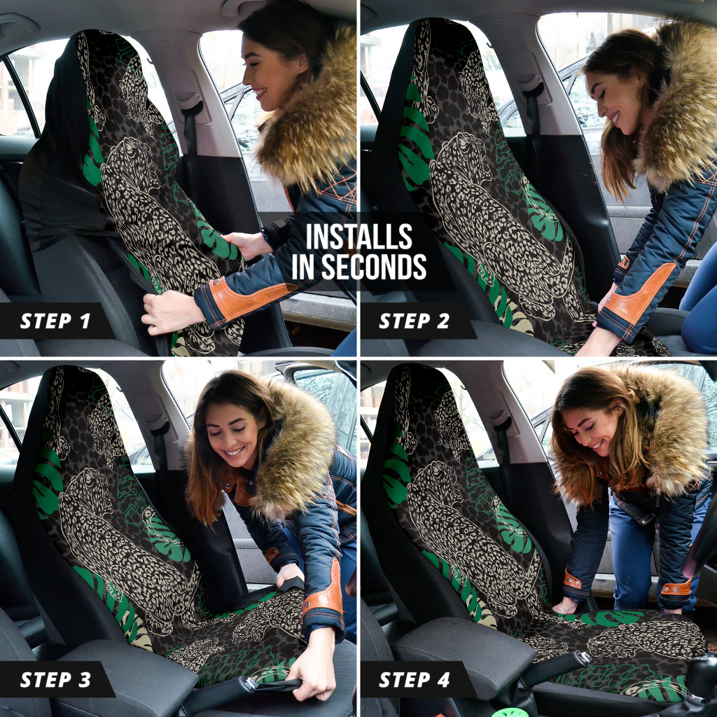 Leopard Wild Pattern Car Seat Covers Car Accessories Ci220519-07