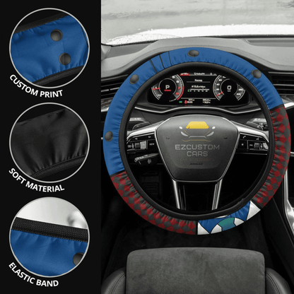 Leorio Anime Steering Wheel Cover Custom Anime Hunter x Hunter Car Accessories