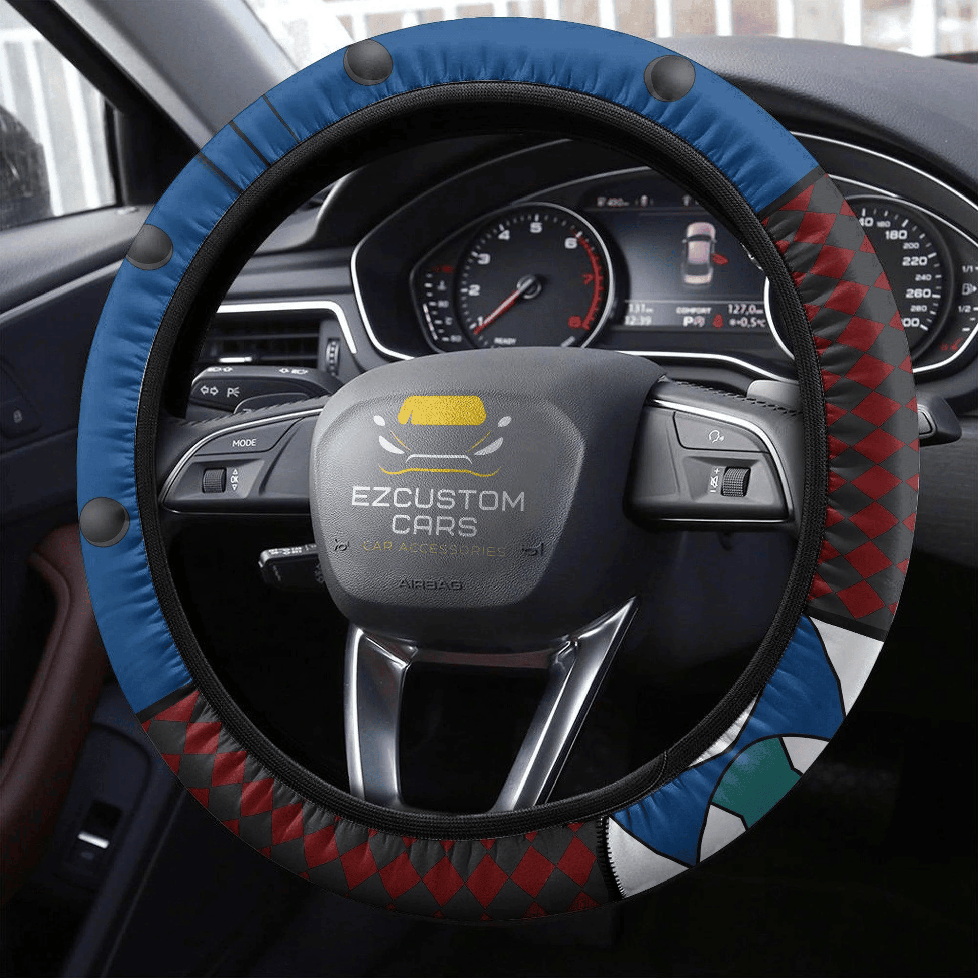 Leorio Anime Steering Wheel Cover Custom Anime Hunter x Hunter Car Accessories