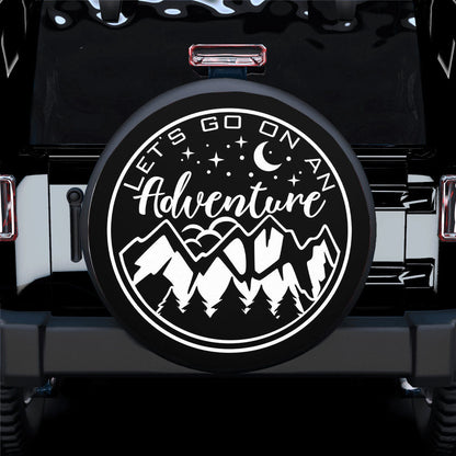 Lets Go On An Adventure Spare Tire Cover