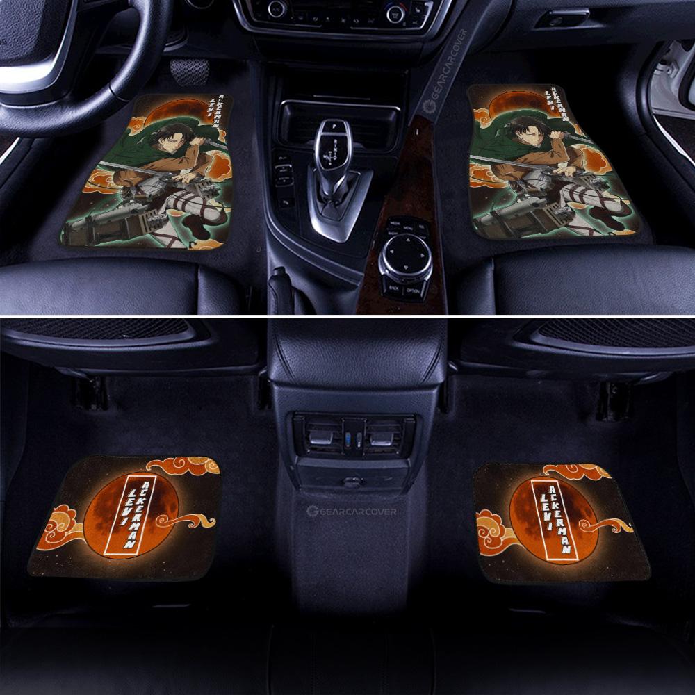 Levi Ackerman Car Floor Mats Custom Attack On Titan Anime