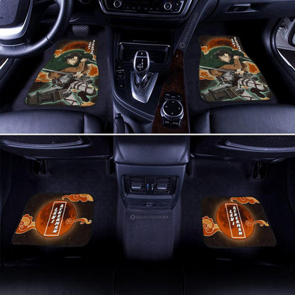 Levi Ackerman Car Floor Mats Custom Attack On Titan Anime