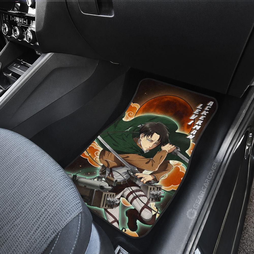 Levi Ackerman Car Floor Mats Custom Attack On Titan Anime