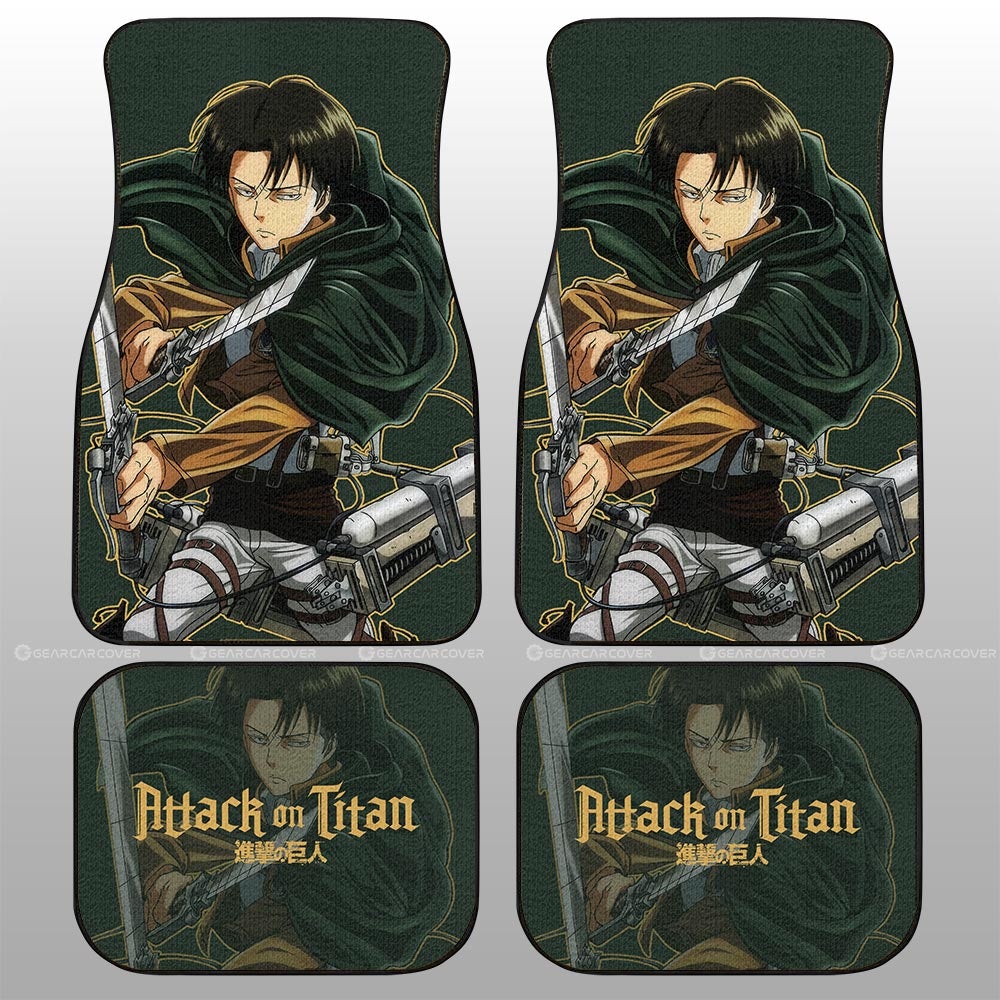Levi Ackerman Car Floor Mats Custom