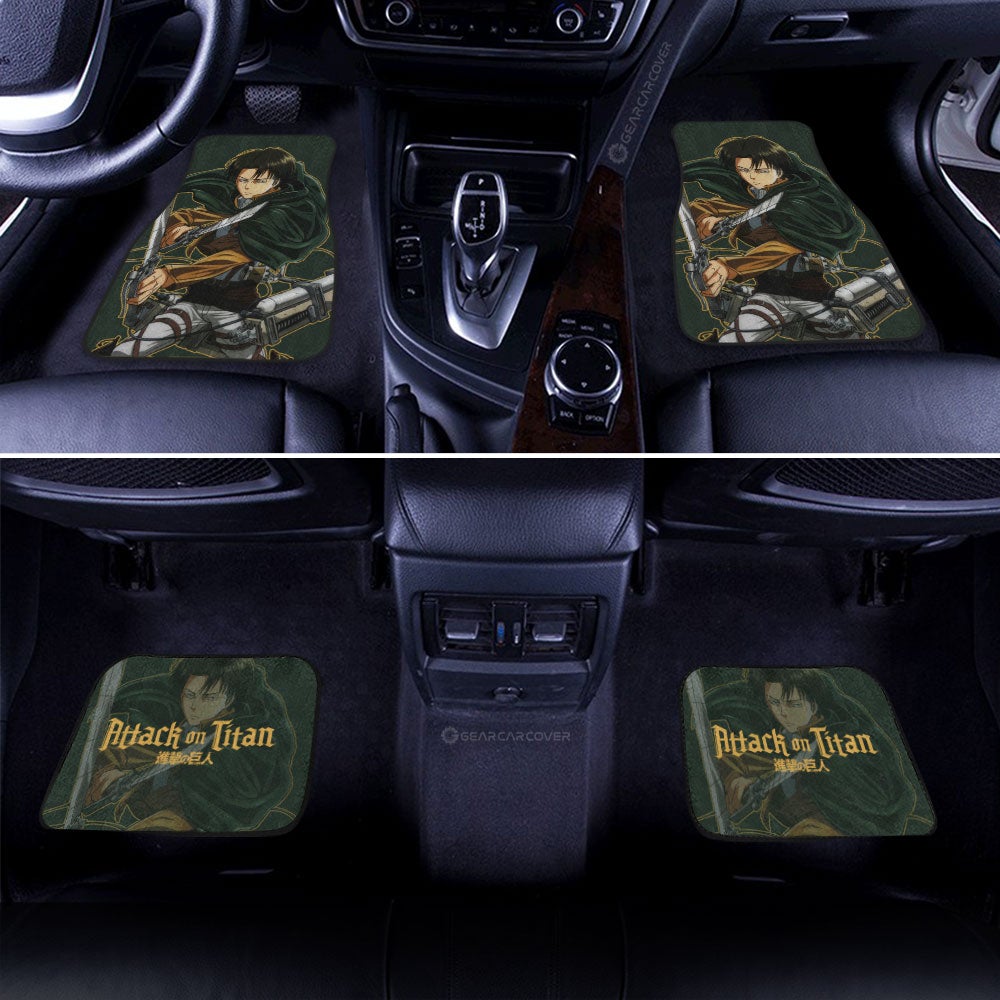 Levi Ackerman Car Floor Mats Custom