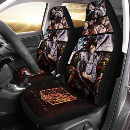 Levi Ackerman Car Seat Covers Custom Anime Attack on Titan Car Interior Accessories