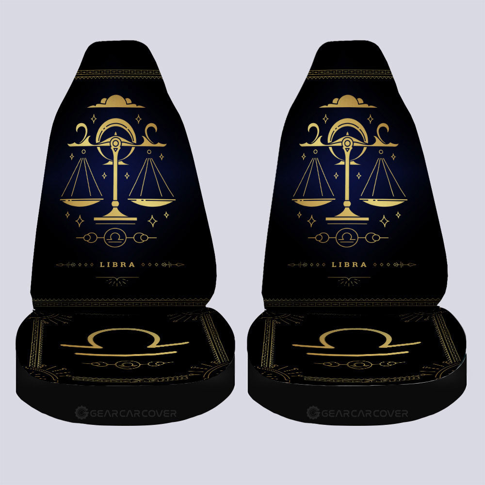 Libra Car Seat Covers Custom Zodiac Car Accessories