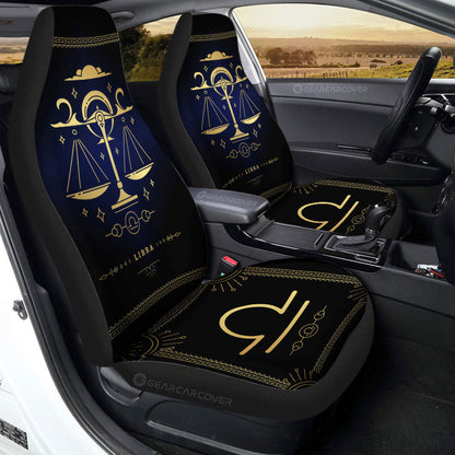 Libra Car Seat Covers Custom Zodiac Car Accessories