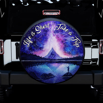 Life Is Short Jeep Car Spare Tire Cover