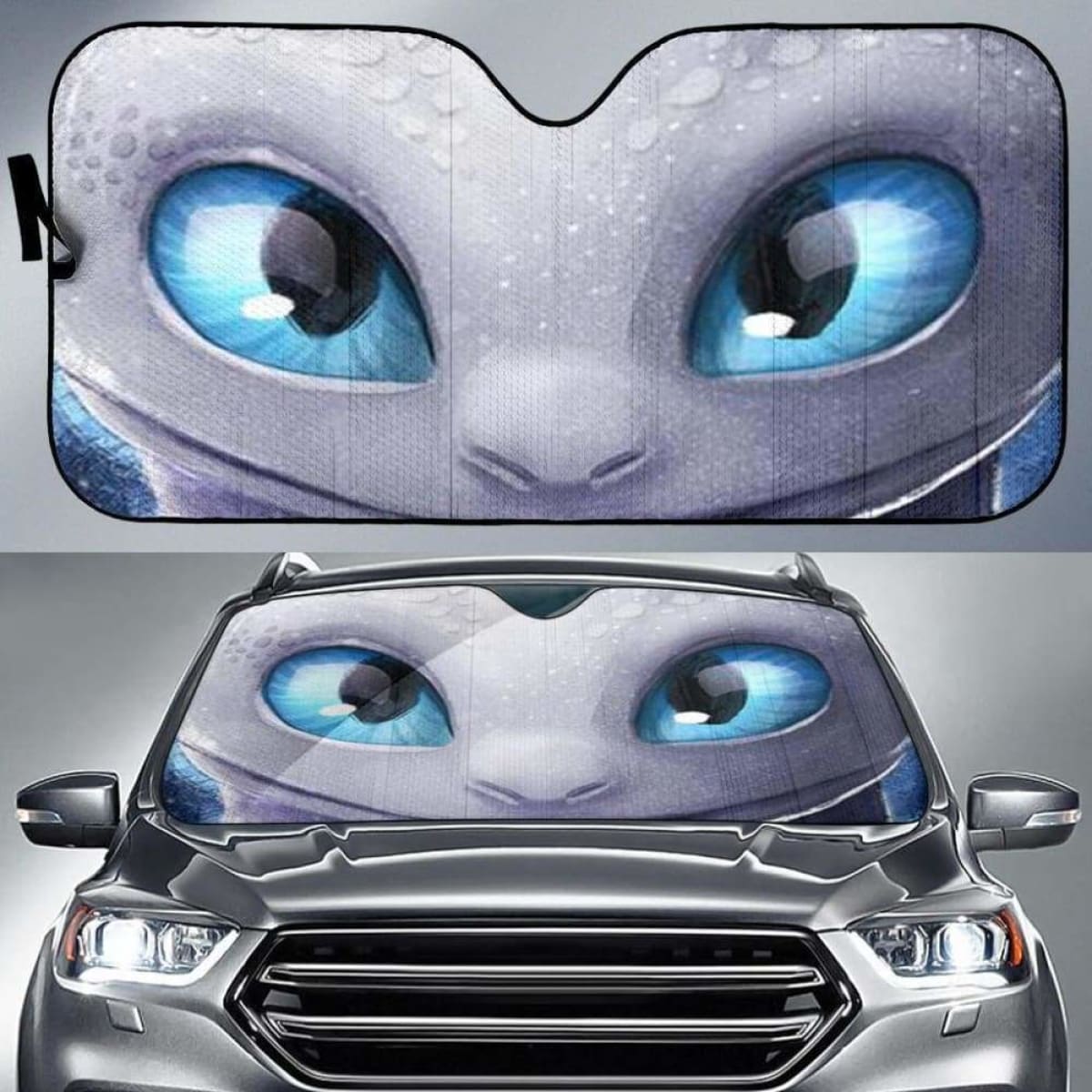 Light Fury Eye Car Auto Sun Shades Universal Fit 051312