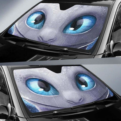Light Fury Eye Car Auto Sun Shades Universal Fit 051312