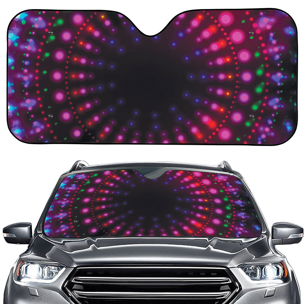 Light Mandala Print Car Windshield Sun Shade