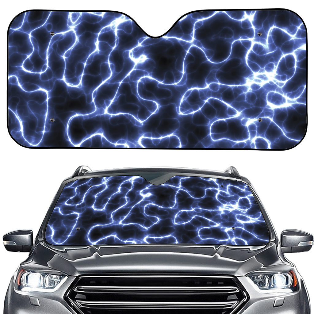Lightning Chain Print Car Windshield Sun Shade