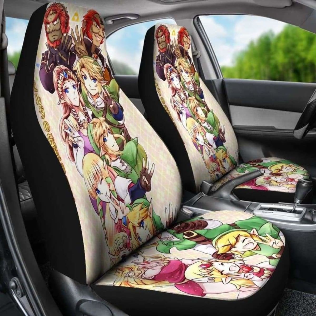Link And Zelda Car Seat Covers Universal Fit 051012