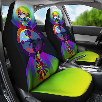 Link Car Seat Covers Legend Of Zelda Games Fan Gift H040120 Universal Fit 225311