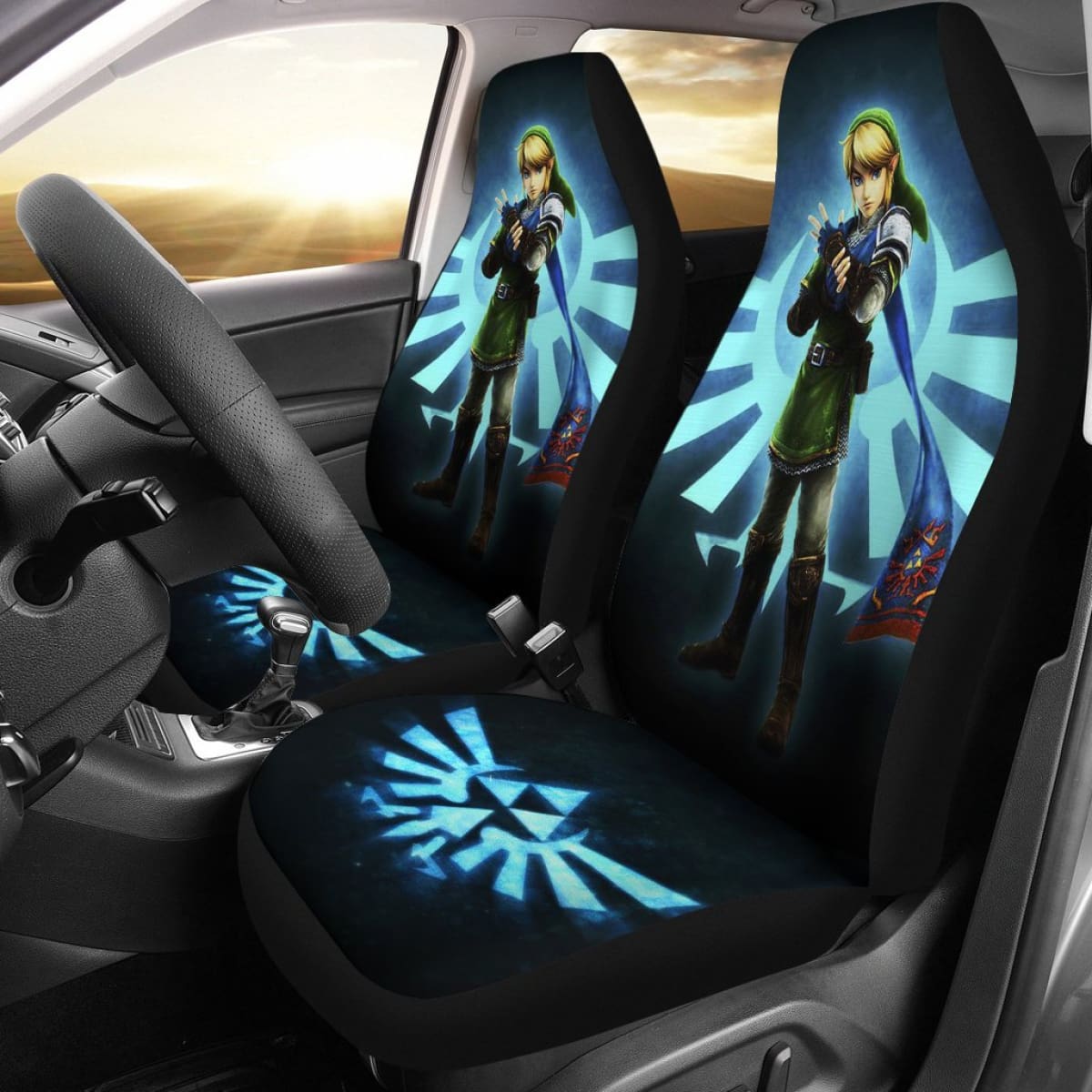 Link Car Seat Covers The Legend Of Zelda Games H040120 Universal Fit 225311