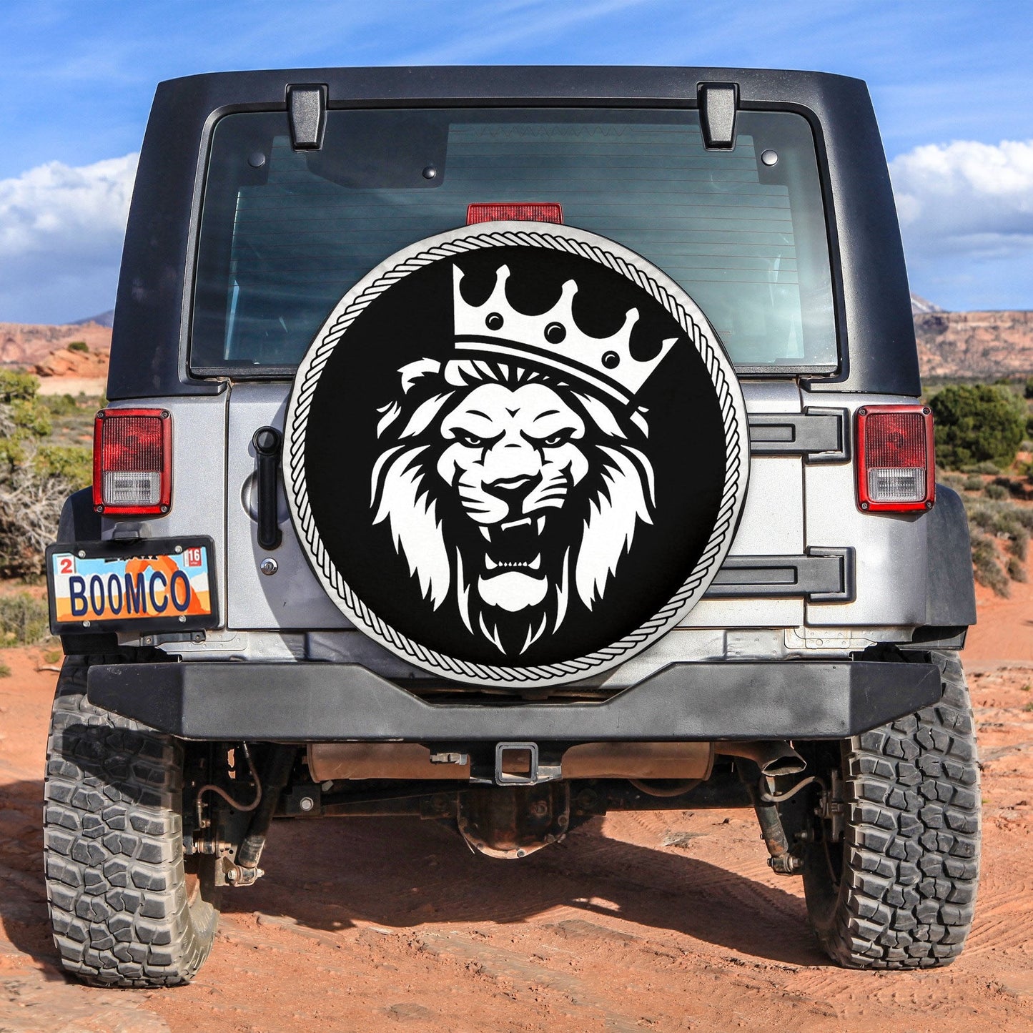 Lion 2023 Face Spare Tire Cover