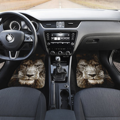 Lion Car Floor Mats Custom Car Accessories Awesome Gift Idea For Dad
