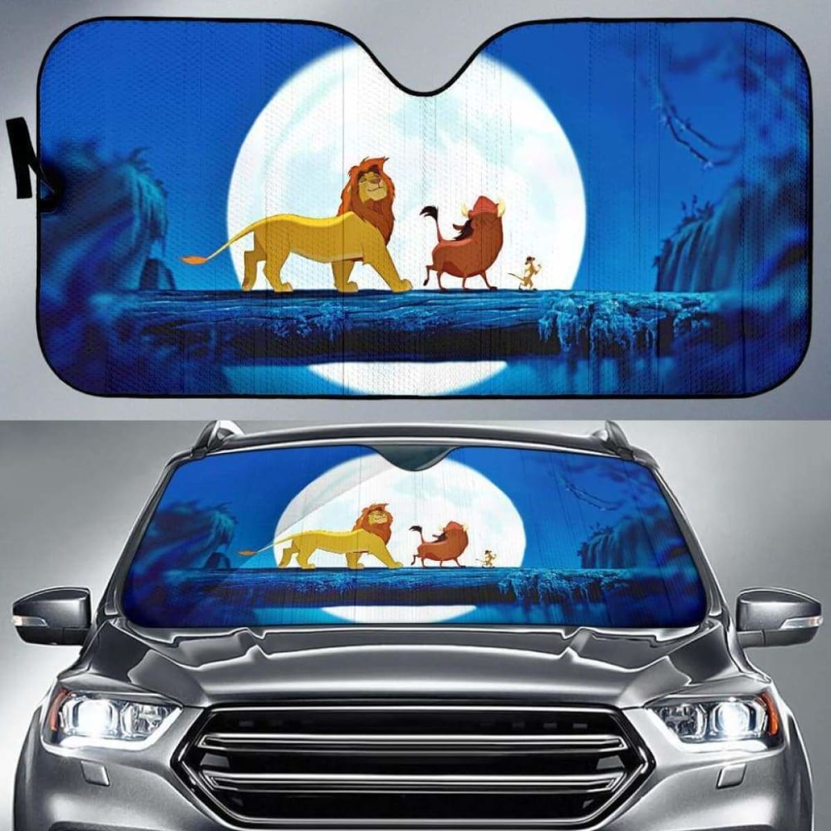 Lion King Car Auto Sun Shade 211626 Universal Fit