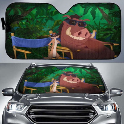 Lion King Timon And Bumba Auto Sun Shades 918b Universal Fit