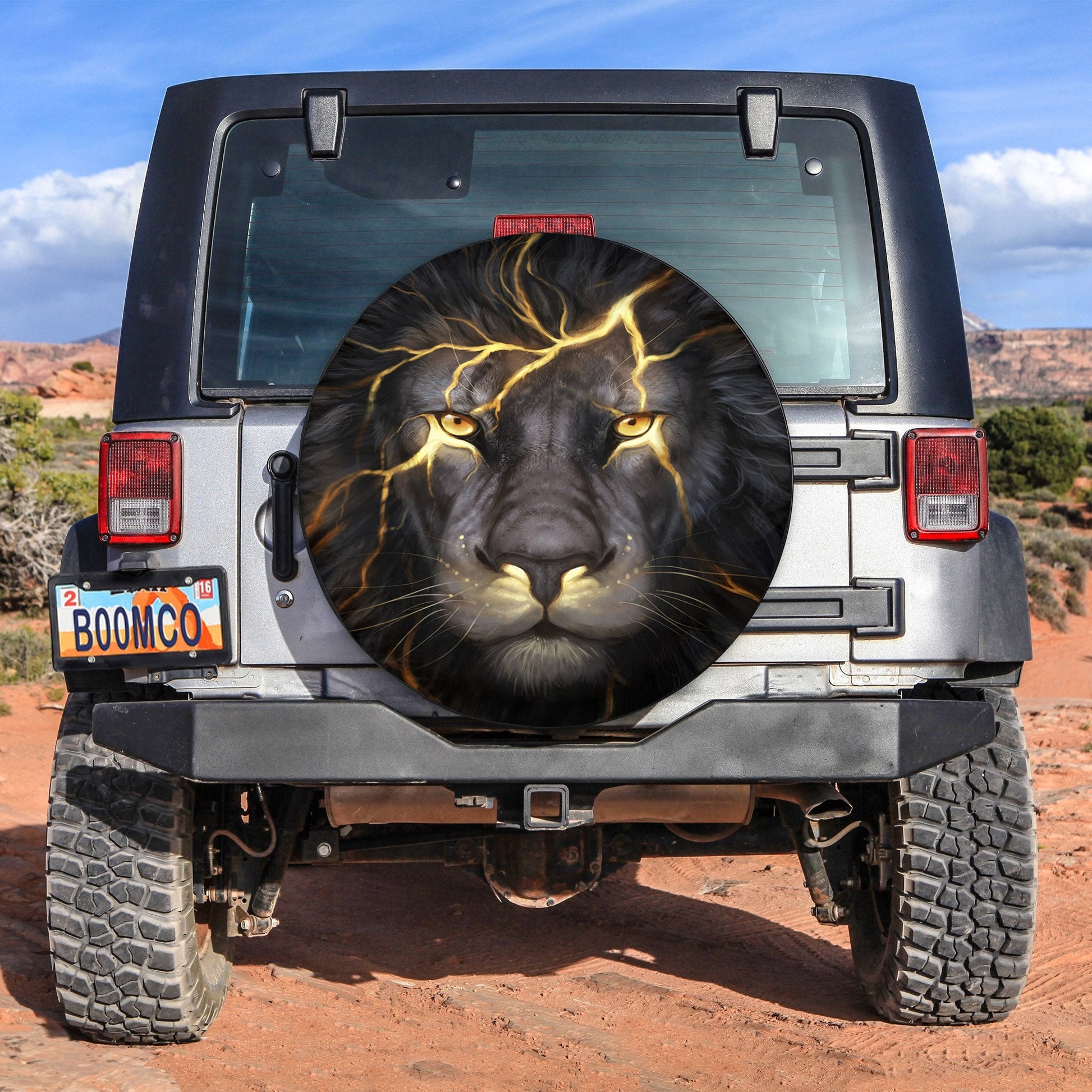 Lion Spare Tire Cover