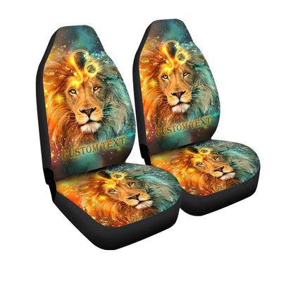 Lion Zodiac Personalized Car Seat Covers Personalized Gift Idea Car Accessories