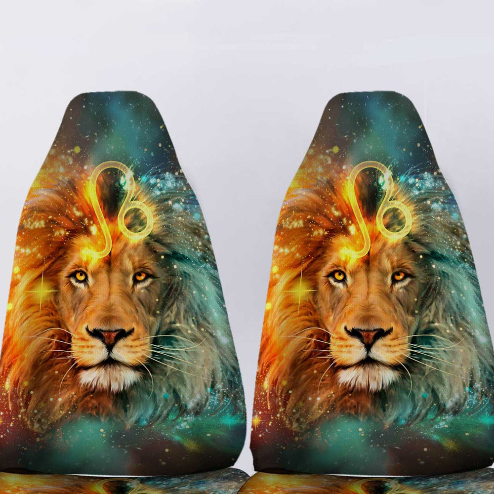 Lion Zodiac Personalized Car Seat Covers Personalized Gift Idea Car Accessories