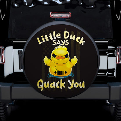 Little Duck Says Quack You Car Spare Tire Cover