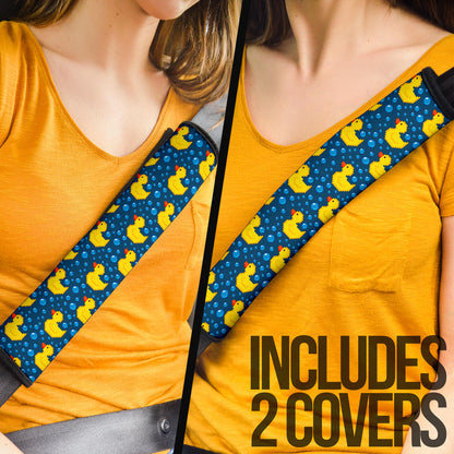 Little Pixel Yellow Duck Premium Custom Car Seat Belt Covers
