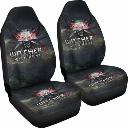 Logo The Witcher 3: Wild Hunt Game Fan Gift Car Seat Covers Universal Fit 051012