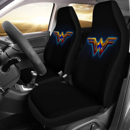 Logo Wonder Woman Car Seat Covers Movie Fan Gift H040120 Universal Fit 225311