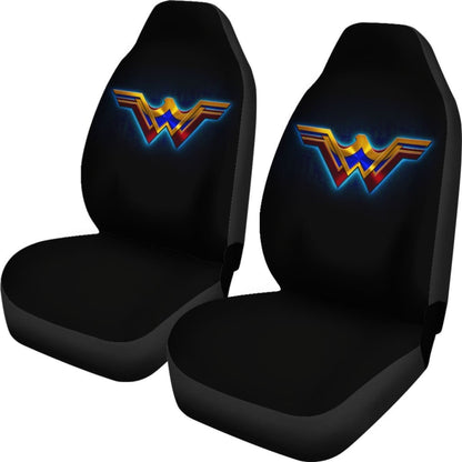 Logo Wonder Woman Car Seat Covers Movie Fan Gift H040120 Universal Fit 225311