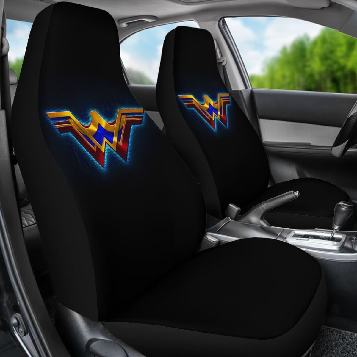 Logo Wonder Woman Car Seat Covers Movie Fan Gift H040120 Universal Fit 225311