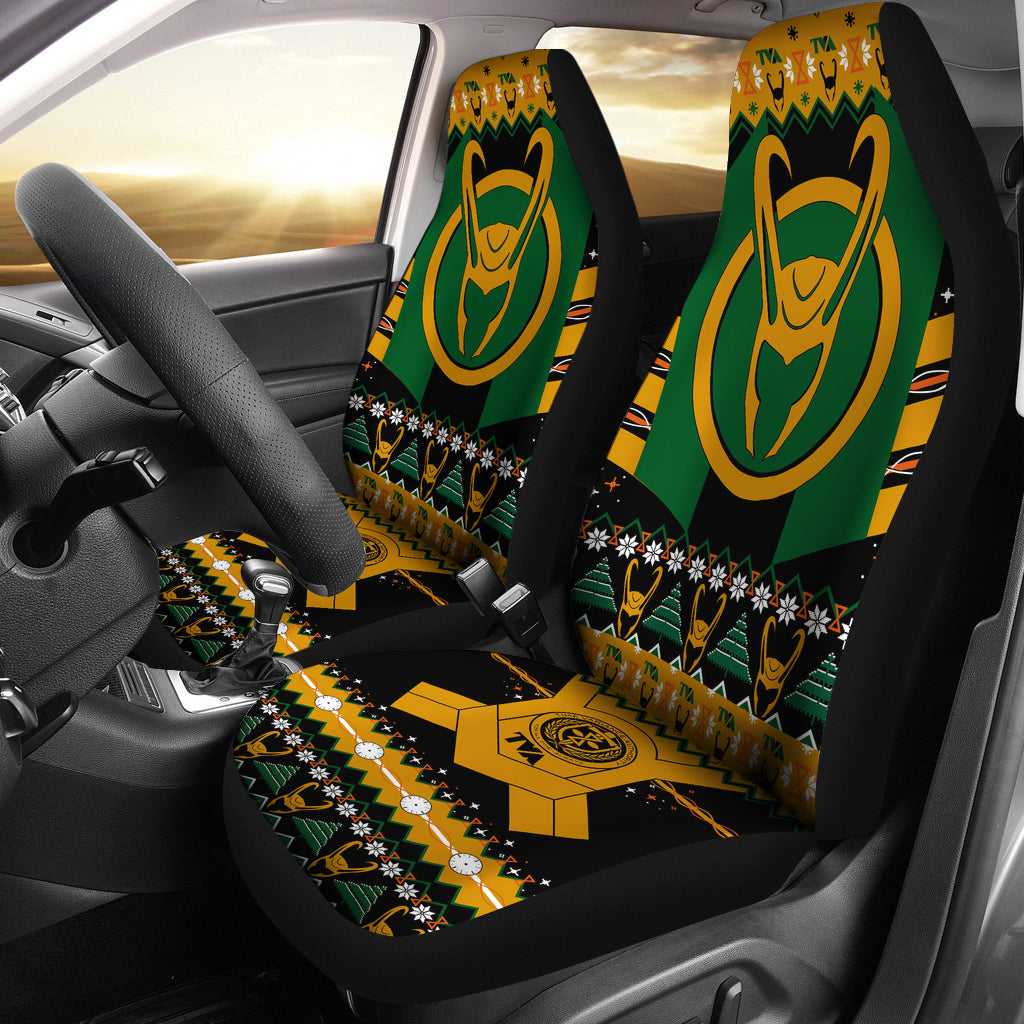 Loki Christmas Car Seat Covers