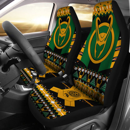 Loki Christmas Car Seat Covers