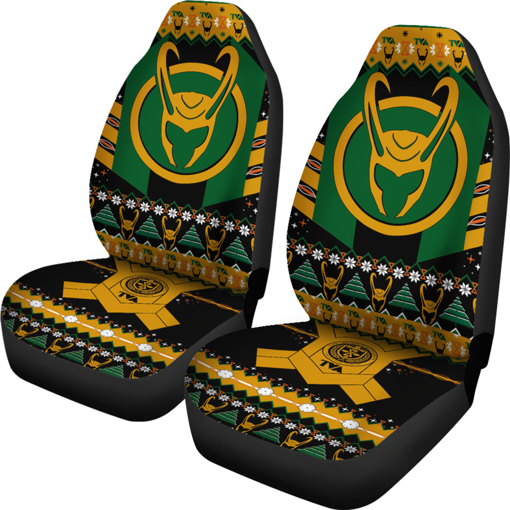 Loki Christmas Car Seat Covers