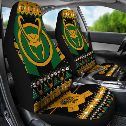 Loki Christmas Car Seat Covers