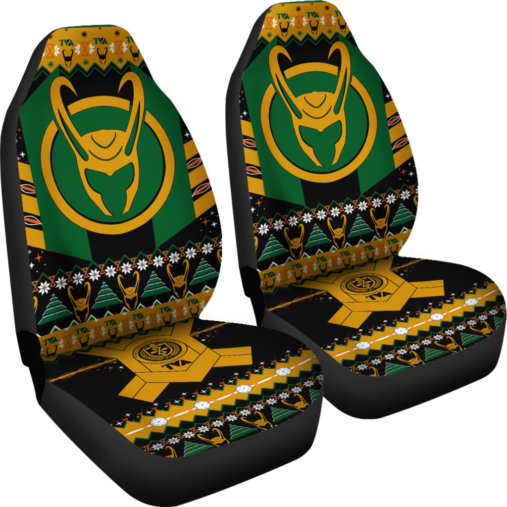 Loki Christmas Car Seat Covers