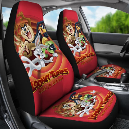Looney Tunes Car Seat Covers Cartoon Fan Gift H200212 Universal Fit 225311