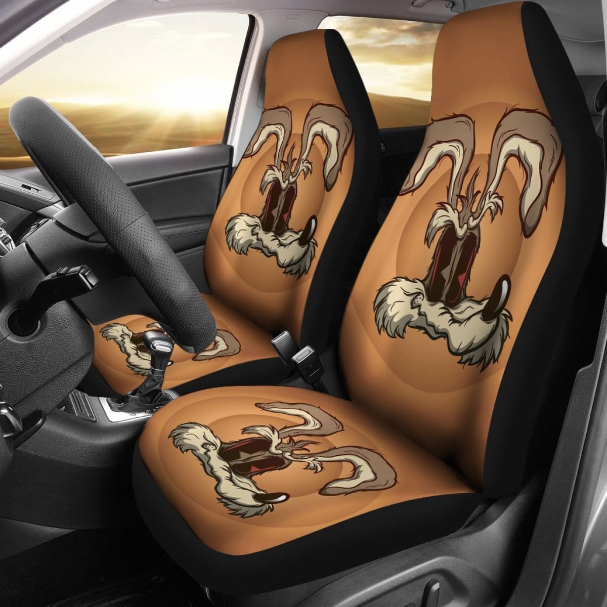 Looney Tunes Cartoon Bugs Bunny Car Seat Covers H200215 Universal Fit 225311