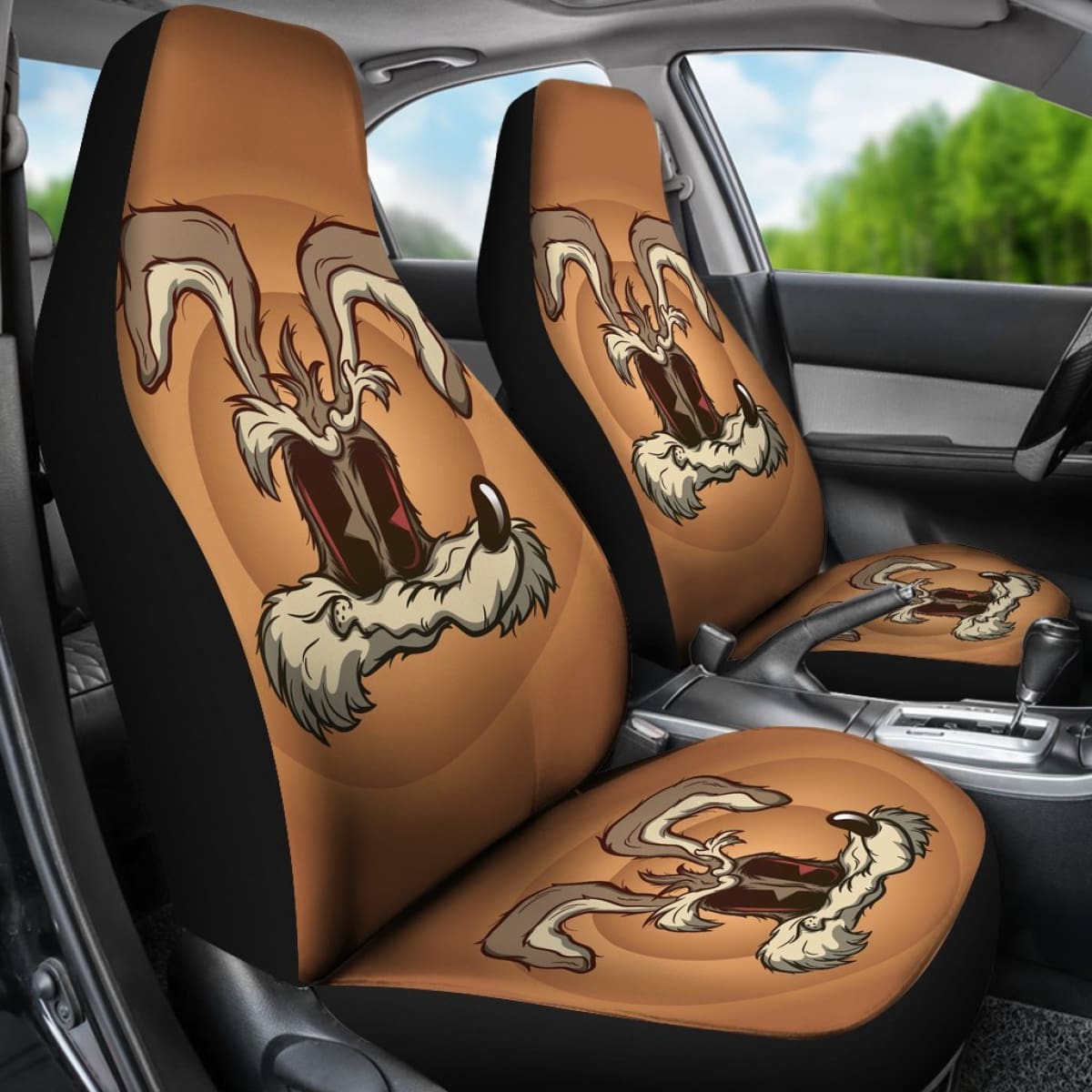 Looney Tunes Cartoon Bugs Bunny Car Seat Covers H200215 Universal Fit 225311