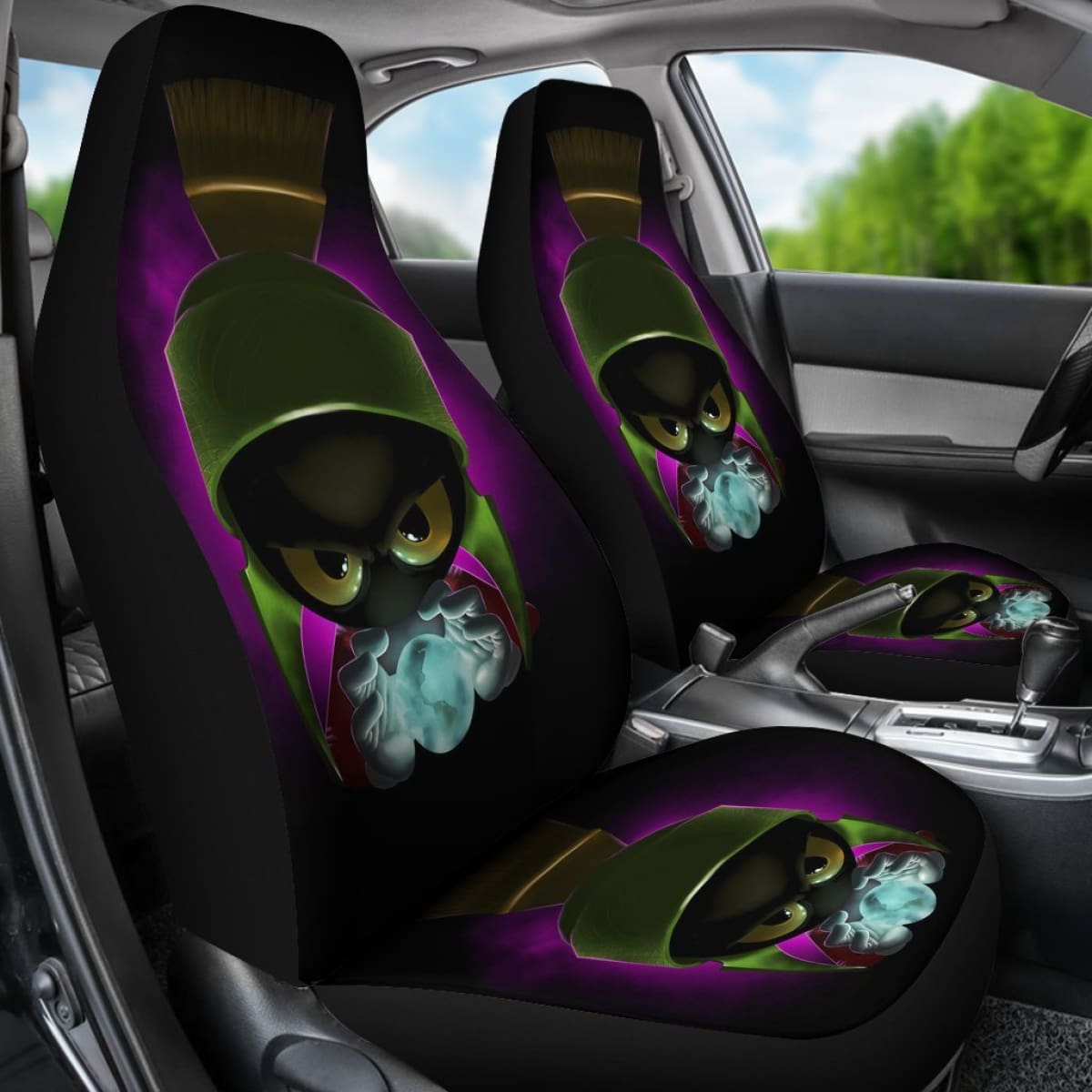 Looney Tunes Cartoon Martian Car Seat Covers H200215 Universal Fit 225311
