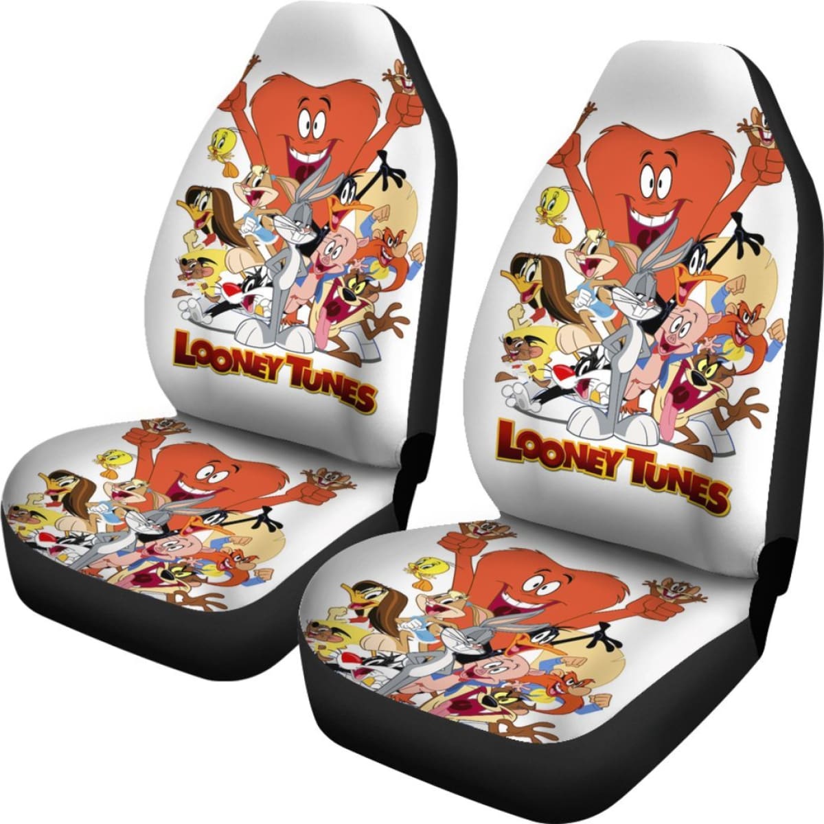 Looney Tunes Friends Car Seat Covers Cartoon Fan Gift H200212 Universal Fit 225311