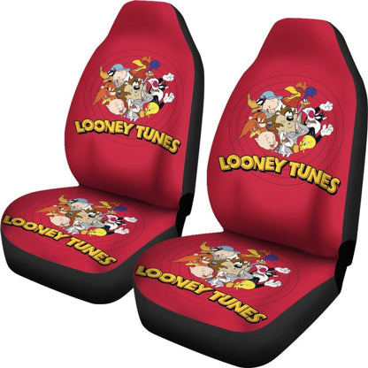 Looney Tunes Funny Car Seat Covers Cartoon Fan Gift H200212 Universal Fit 225311